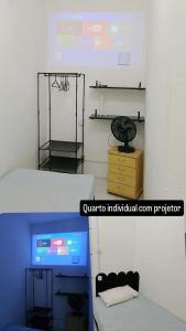 Televiisor ja/või meelelahutuskeskus majutusasutuses Pousada Nery