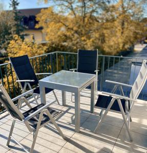 Balkón nebo terasa v ubytování WeberHof Appartements