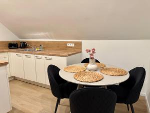 Kuchyň nebo kuchyňský kout v ubytování Gemütliches City-Nest