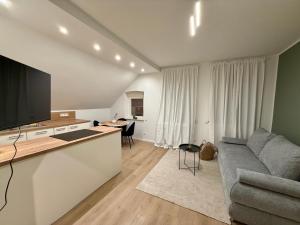 TV a/nebo společenská místnost v ubytování Gemütliches City-Nest