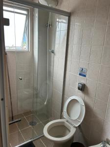 Koupelna v ubytování Apartamento Retrô