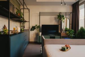 TV in/ali zabaviščno središče v nastanitvi Brassbell l DT l Hannaux l Tahrir sq