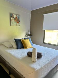 Ένα ή περισσότερα κρεβάτια σε δωμάτιο στο Apartamento del sol #3