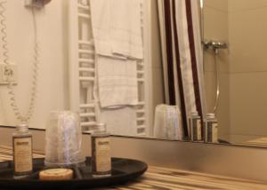 Koupelna v ubytování Hotel Tannhäuser + 16 fotografií