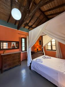 Ένα ή περισσότερα κρεβάτια σε δωμάτιο στο Antica Dimora