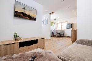 Η κουζίνα ή μικρή κουζίνα στο Ferienwohnung Persal