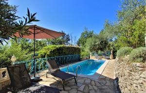 Bazén v ubytování 3 Bedroom Lovely Home In Colonzelle nebo v jeho okolí + 19 fotografií