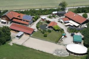 Letecký snímek ubytování NEU! Ferienwohnung Design 2 Wasserburger Land