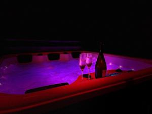 Nápoje v ubytování Spa Rooms Perpignan