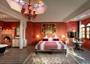 Postel nebo postele na pokoji v ubytování Penthouse Marrakech