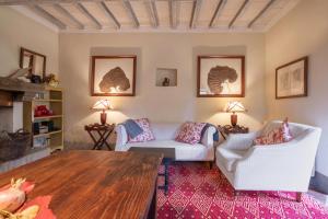 Χώρος καθιστικού στο Casa di Lilli