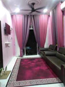 Posezení v ubytování Homestay kak bee d' bendang