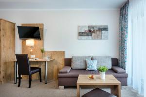 Posezení v ubytování AVALON Hotel Bad Reichenhall