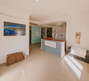 Η κουζίνα ή μικρή κουζίνα στο Huinca Che hostel