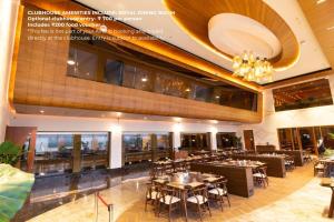 Restaurace v ubytování Greece Escape - New Heaven Gold - Villa In Surat