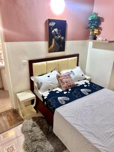 Postel nebo postele na pokoji v ubytování Appartement meublé cosy - Brazzaville