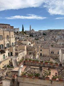 Γενική άποψη της πόλης Ματέρα ή θέα της πόλης από  αυτή η παραθεριστική κατοικία