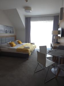 Ένα ή περισσότερα κρεβάτια σε δωμάτιο στο Apartament 319 Czarna Góra