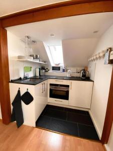 Η κουζίνα ή μικρή κουζίνα στο Apartment Romanshorn Von Swisspartments +8 φωτογραφίες