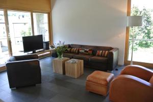 Posezení v ubytování La Montanella 4