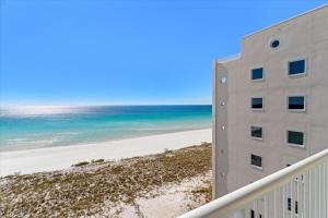 a view of the beach from the balcony of a condo at Sea Esta condo in Navarre +31 photos