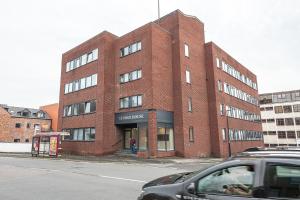 Bygningen som lejligheden ligger i