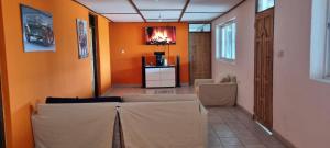 Posezení v ubytování Kenya Retreat