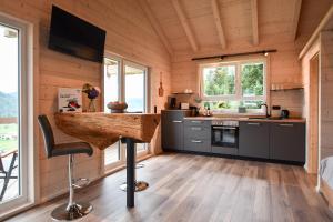 TV a/nebo společenská místnost v ubytování Panoramahisli 3