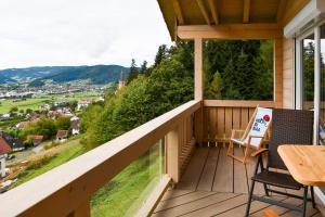 Nespecifikovaný výhled na hory nebo výhled na hory při pohledu z chaty + 4 fotografie