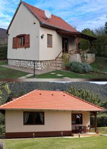 ein Haus vor und nach dem Umbau in der Unterkunft Cseresznyevirág Vendégházak in Kővágószőlős