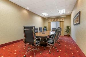 a conference room with a table and chairs at Best Western Plus Canyon Pines in Ogden +43 photos