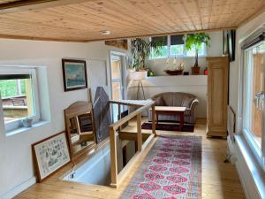 Posezení v ubytování Beim Hufschmied + 17 fotografií