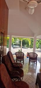 Χώρος καθιστικού στο Chakos Homestay