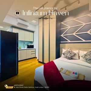 Postel nebo postele na pokoji v ubytování The Luminance By Infinitum Haven