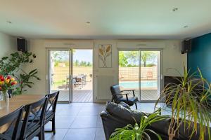 Χώρος καθιστικού στο Maison Tulipe 3Ch