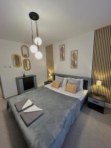 Ένα ή περισσότερα κρεβάτια σε δωμάτιο στο Guest House Rila