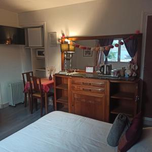 Η κουζίνα ή μικρή κουζίνα στο Chambres d'hôtes