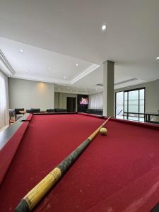 Biliár nebo kulečník v ubytování Casa Rede Vila