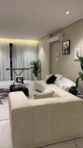 Khu vực ghế ngồi tại Chicago Apartment