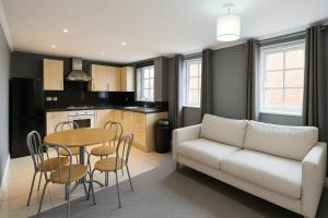 Køkken eller tekøkken på 1 bed town apartment