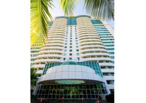 Bygningen som lejlighedshotellet ligger i