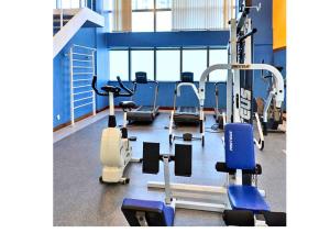 Fitnesscentret og/eller fitnessfaciliteterne på Acomodação Mediterrâneo 021 - Em Frente à Praia e Próximo ao Barra Shopping