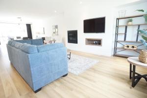 Un televizor și/sau centru de divertisment la Loup