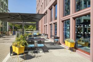 El edificio en el que está el hotel