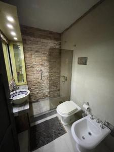 Koupelna v ubytování Lysa Paraná