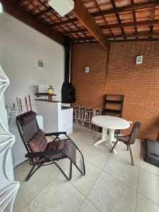 Posezení v ubytování Chalé de Sampa