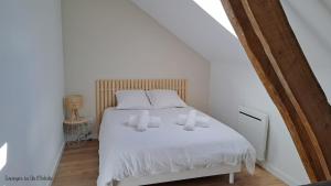 Postel nebo postele na pokoji v ubytování O' Clocher Tors + 12 fotografií