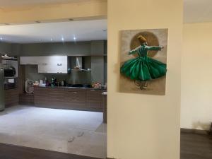 Η κουζίνα ή μικρή κουζίνα στο Villa Walid El gamal