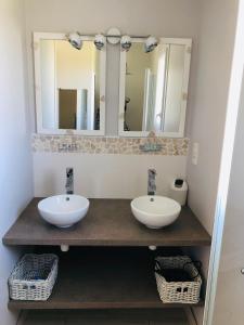 Koupelna v ubytování Bord de mer