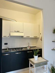 Kuchyň nebo kuchyňský kout v ubytování Il Nido dei Mondagli